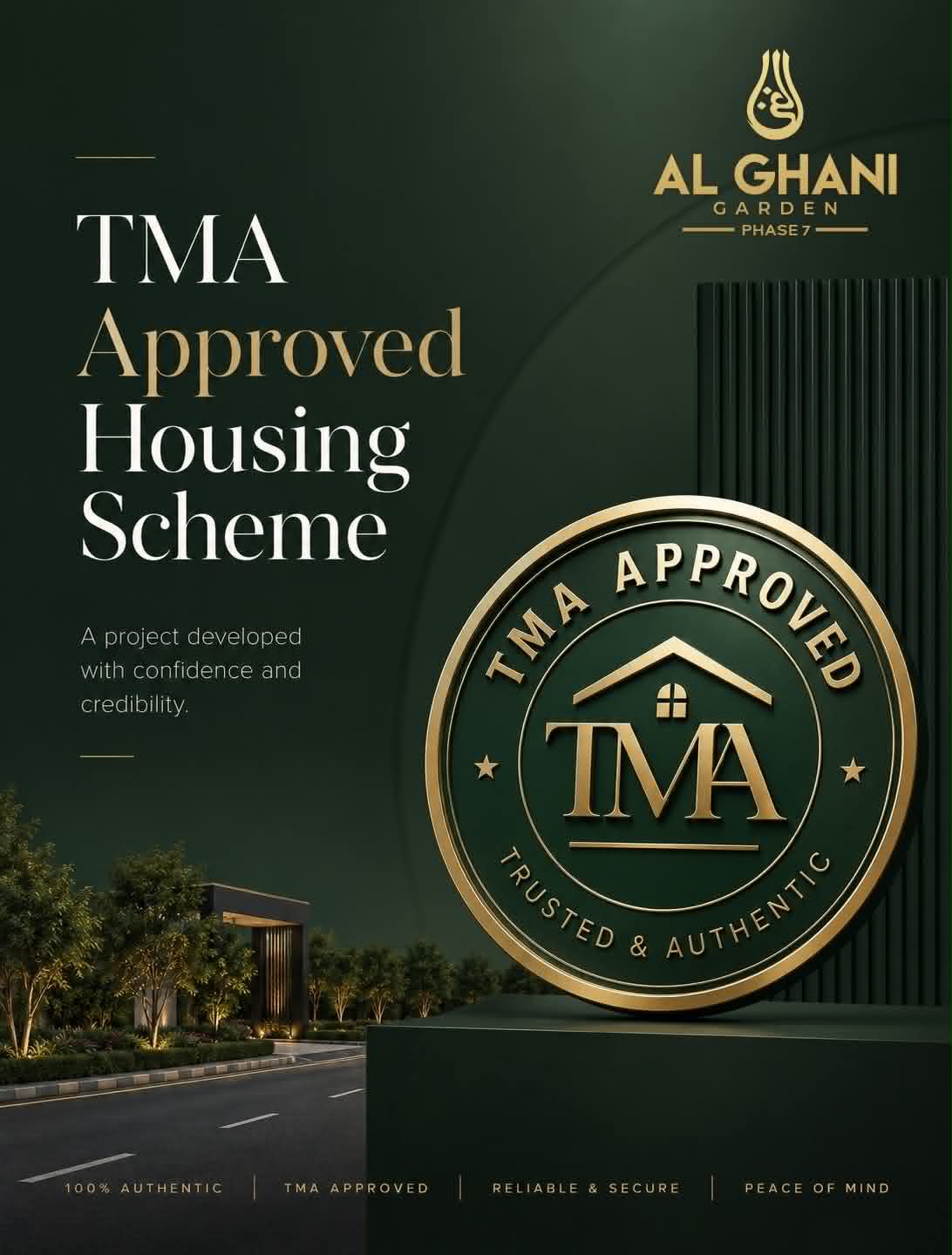 TMA Approved Housing Scheme — Al Ghani Garden Phase 7
