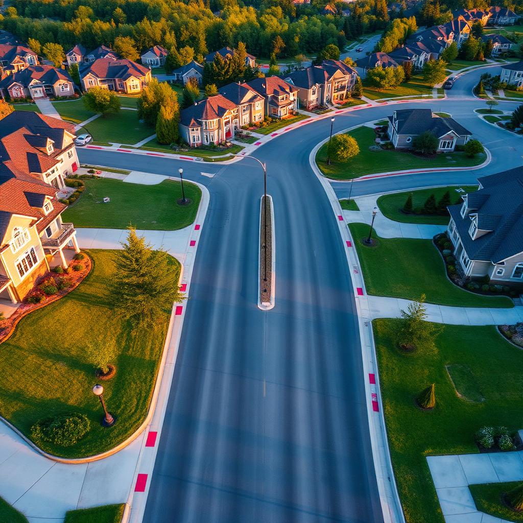 Wide Carpeted Roads